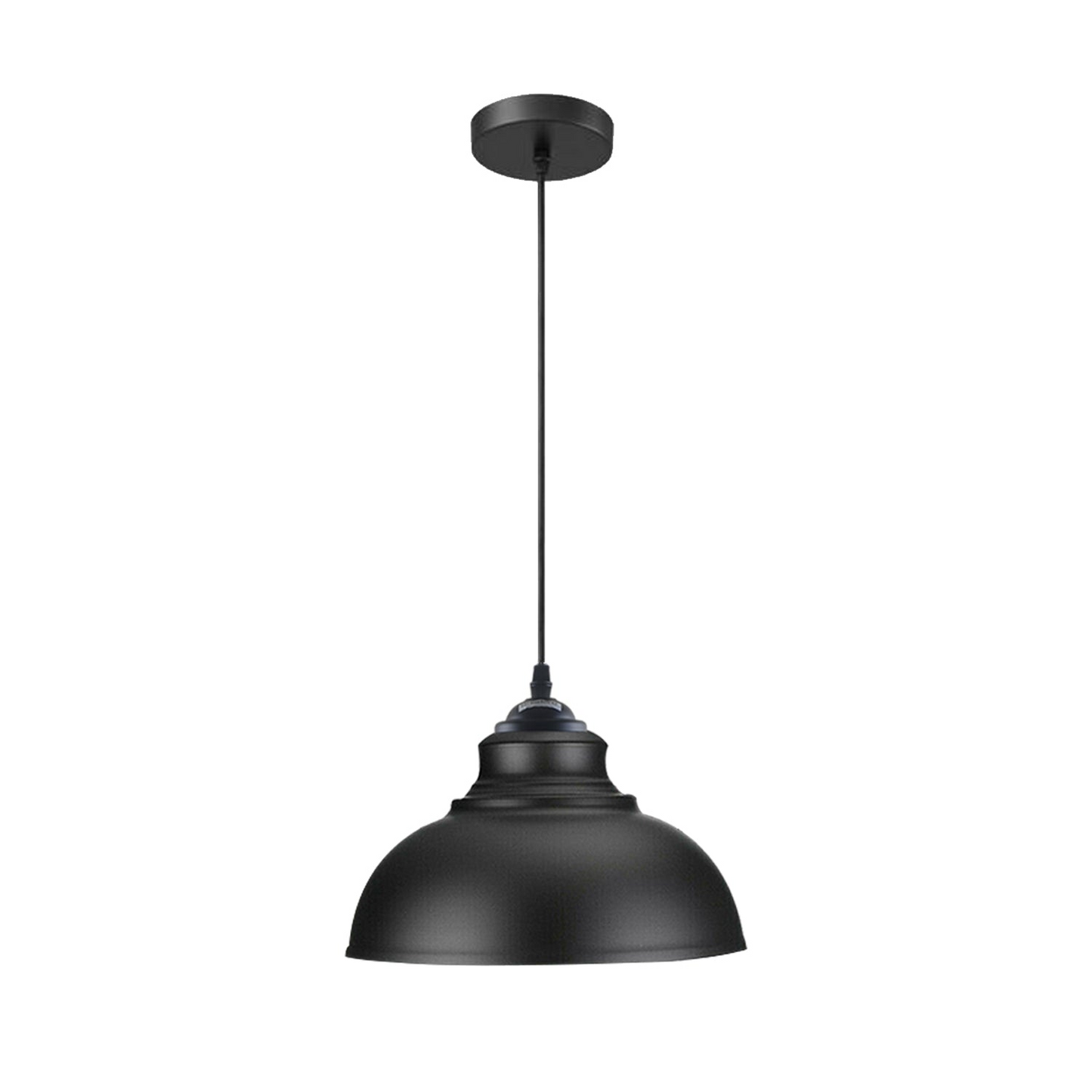 Curvy Ceiling Hanging Lights - Black Modern Pendant Light