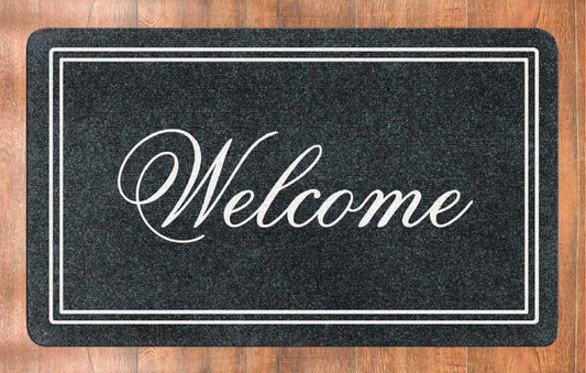 Welcome Outdoor Rubber Doormat