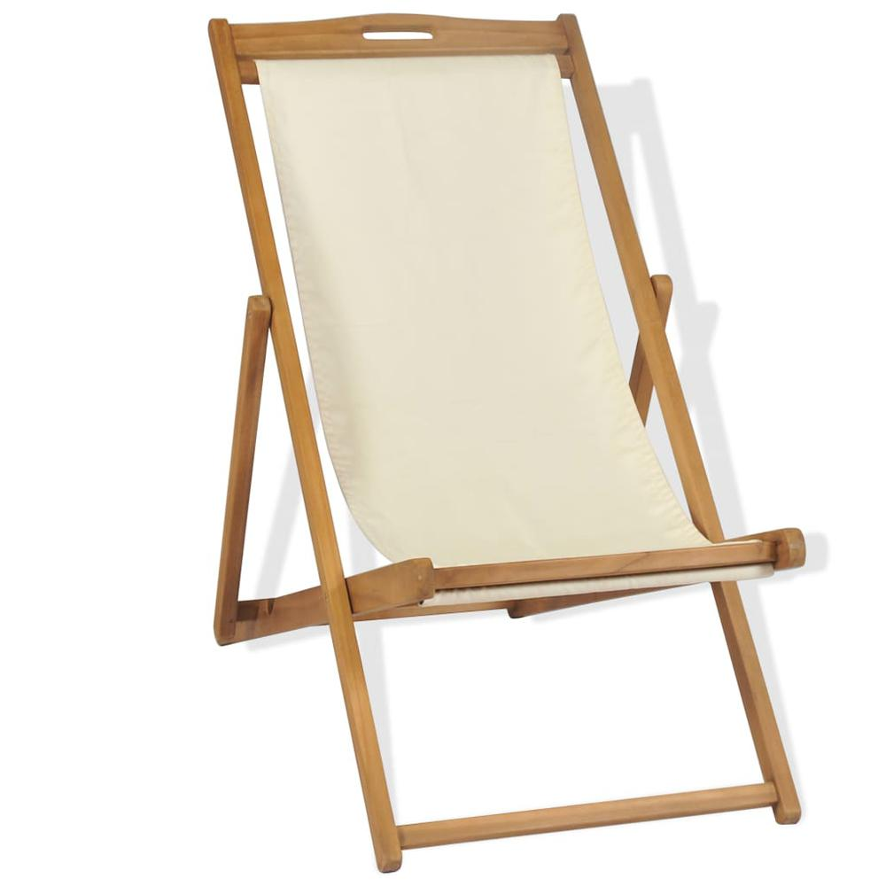 Deck Chair in Cream