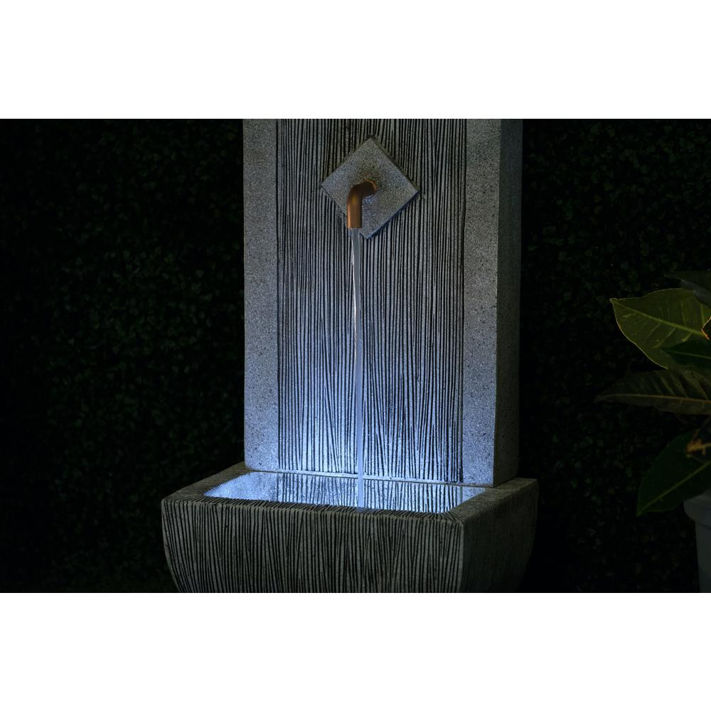 Replenish Resin Fountain w/ LED Lights and Pump