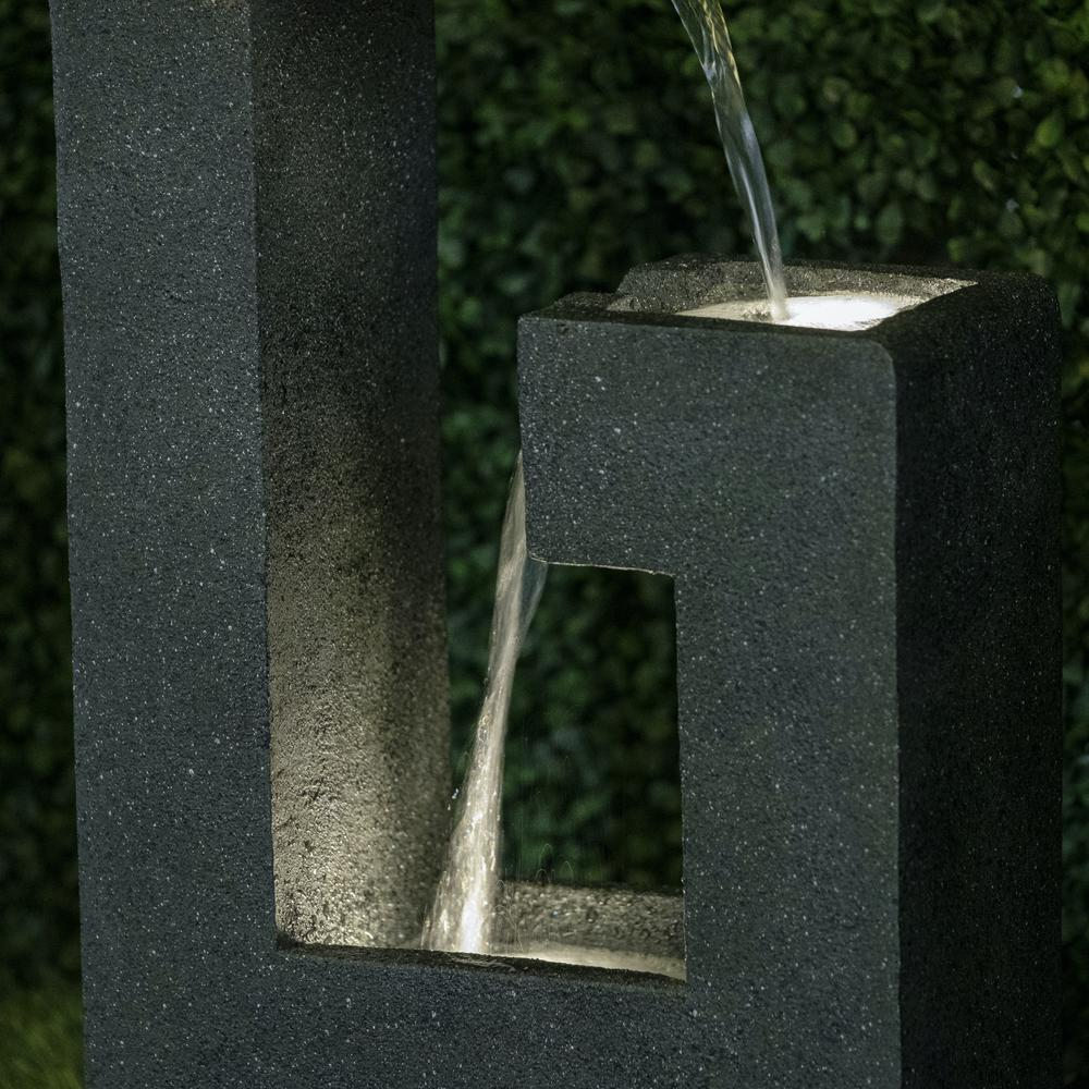 Power Resin Fountain w/ LED Light