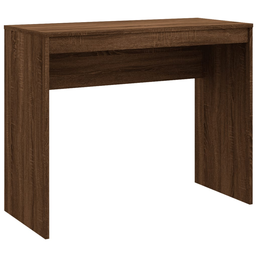 Engineered Wood Brown Oak Desk