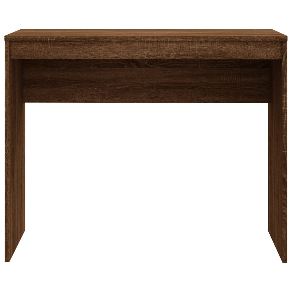 Engineered Wood Brown Oak Desk